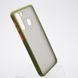 Чехол с полупрозрачной задней крышкой Matte Color Case TPU для Samsung Galaxy A215 Galaxy A21 Зеленый