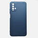 Чехол накладка Silicon Case Full Cover для Xiaomi Redmi 9T/Poco M3 Dark Blue/Темно-синий