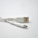 Кабель Tornado TX3 Micro USB Flat cable 2.4A 1M White, Білий