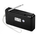 Радіоприймач портативний Hoco HI50 Portable radio AM/FM USB/TF/BT5.3 5W Black