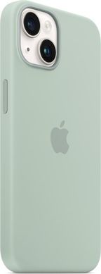Чехол накладка для iPhone 14 Plus (6.7) Silicone Case with MagSafe Succulent