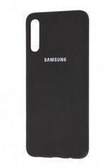 Матовый чехол New Silicon Cover для Samsung Galaxy A70 (A705) Black