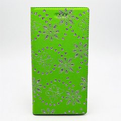 Чохол універсальний для телефону CMA Book Cover 5.7 дюймів/XXL стрази Green