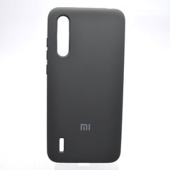 Чехол накладка Silicon Case Full Cover для Xiaomi Mi 9 lite Black