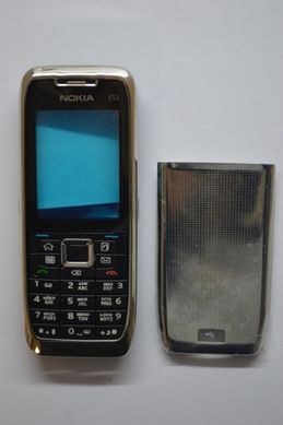 Корпус для телефону Nokia E51 Silver HC