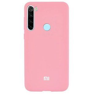 Чохол накладка Silicon Cover for Xiaomi Redmi Note 8T Pink Copy