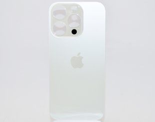 Задня кришка Apple iPhone 14 Pro Silver HC (з великим отвором під камеру)
