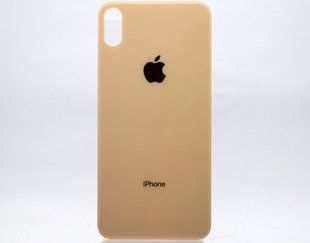 Задня кришка Apple iPhone XS Max Gold HC (з великим отвором під камеру)