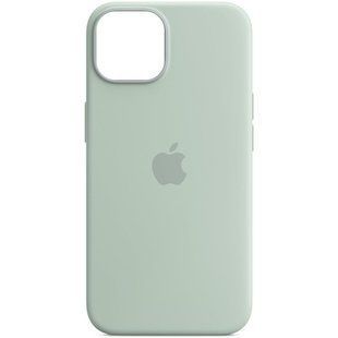 Чохол накладка для iPhone 14 Plus (6.7) Silicone Case with MagSafe Succulent