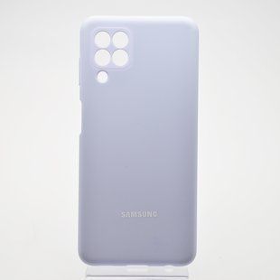 Чехол накладка Silicon Case Full Cover для Samsung A225/M325 Galaxy A22/M32 Lilac/Лиловый
