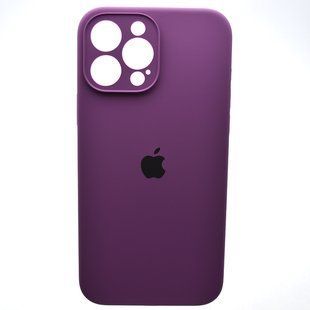 Силіконовий чохол накладка Silicon Case Full camera для iPhone 13 Pro Max Purple