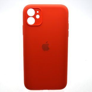 Силіконовий чохол накладка Silicon case Full Camera для iPhone 11 Red