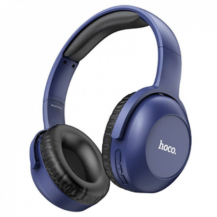 Большие беспроводные наушники (Bluetooth) Hoco W33 Art sount Blue