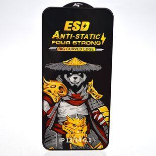 Захисне скло Four Strong Anti-Static HD з сіточкою спікера iPhone 13 Pro/13/14 (тех.пакет)