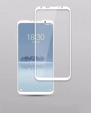 Защитное стекло Silk Screen для Meizu 16 Plus (0.33mm) White тех. пакет