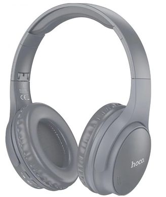 Наушники беспроводные  (Bluetooth) Hoco Mighty W40 Gray