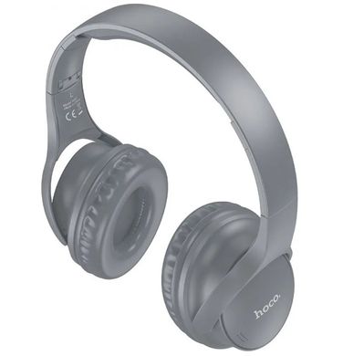 Наушники беспроводные  (Bluetooth) Hoco Mighty W40 Gray