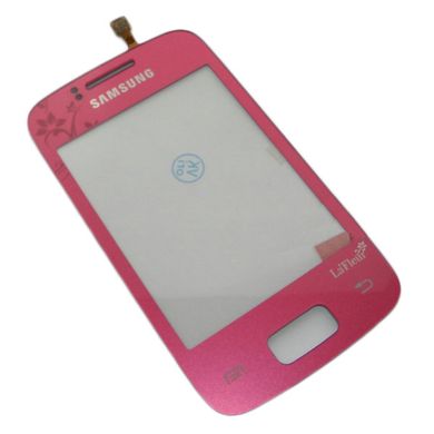 Сенсор (тачскрин) Samsung S6102 Galaxy Y Duos La Fleur розовый HC