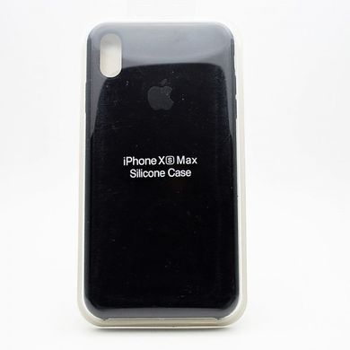 Чохол накладка Silicon Case для iPhone XS Max 6.5" Black (18) (C)