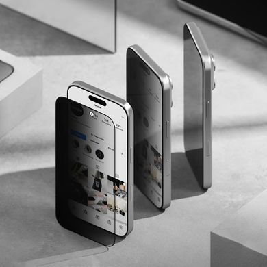 Захисне скло Mohtuut Privacy Super Glass для Apple iPhone 15 Pro Max