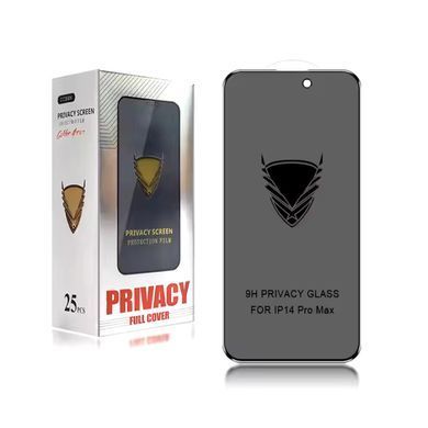 Защитное стекло OG Golden Armor антишпион для Apple iPhone 17 Pro Black