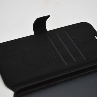 Чохол книжка BMW Embossed Hexagon Real Leather Booktype Case для iPhone X/Xs Black