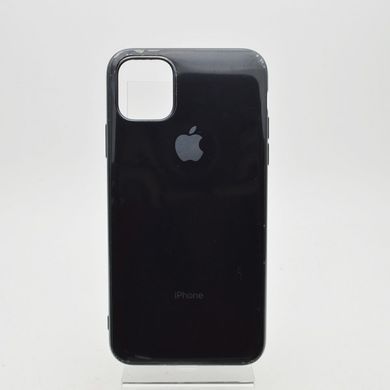 Чехол глянцевый с логотипом Glossy Silicon Case для iPhone 11 Pro Max Black