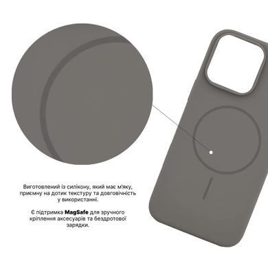 Чехол накладка Silicon Case Slim MagSafe для Apple iPhone 16 Midnight Blue