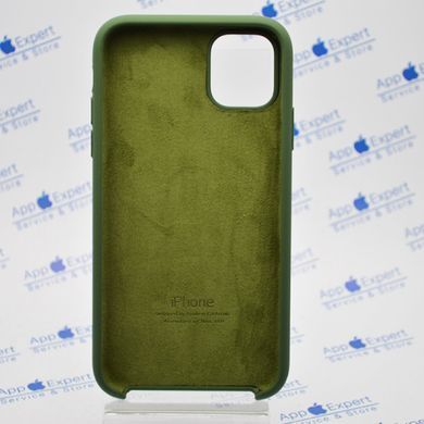 Чохол накладка Silicon Case для iPhone 11 Dark Green