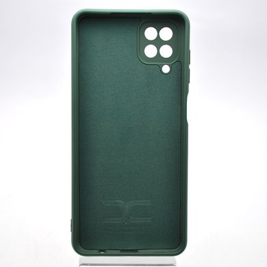 Чехол накладка Silicon Case Full Camera для Samsung A125/M125 Galaxy A12/Galaxy M12 Dark Green