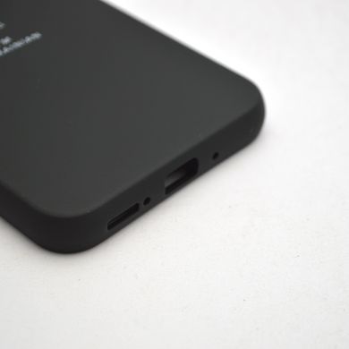 Чехол с патриотическим принтом Silicone Case Print Тризуб для Samsung A54 Galaxy A546 Black