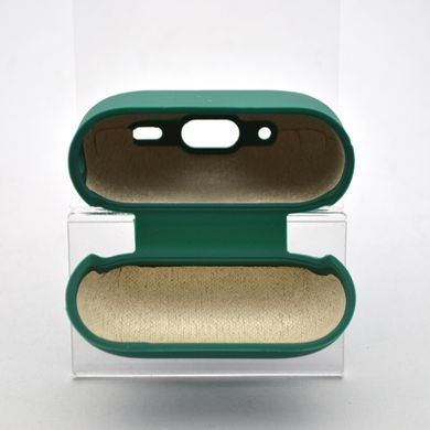 Чехол Silicon Case с микрофиброй для AirPods Pro 2 Dark Green