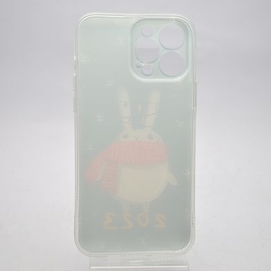 Чехол с новогодним принтом TPU Print Its для iPhone 14 Pro Max New Year's Rabbit