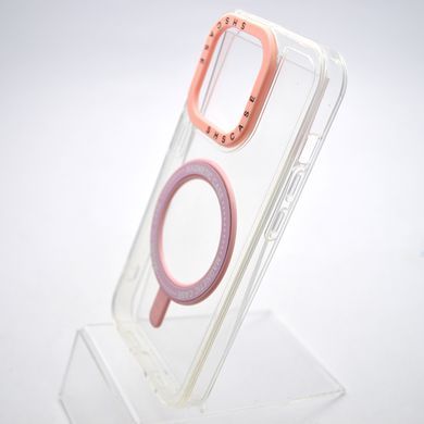 Чехол накладка с MagSafe Colored Ring Case для Apple iPhone 14 Pro Pink