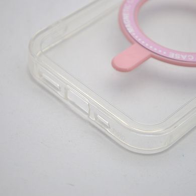 Чехол накладка с MagSafe Colored Ring Case для Apple iPhone 14 Pro Pink