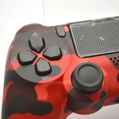 Беспроводной геймпад Doubleshock для PlayStation 4 (Bluetooth/PC/Android) Red Camouflage HC