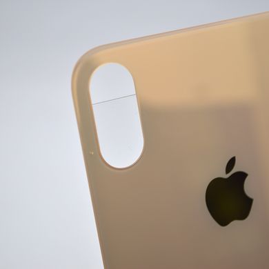 Задняя крышка iPhone XS Max Gold (с большим отверстием под камеру)