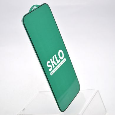 Защитное стекло SKLO 5D для iPhone 14 Pro/iPhone 15 Black (тех.пак.)