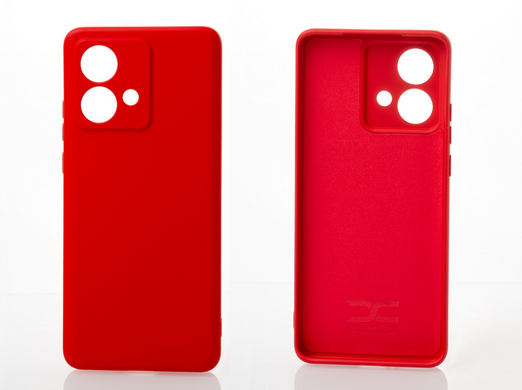Чехол накладка Silicon Case Full Camera для Moto Edge 40 Neo Red/Красный