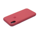 Чехол накладка Silicone Case Full Cover для iPhone Xs Max Красный