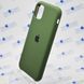 Чохол накладка Silicon Case для iPhone 11 Dark Green