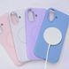 Чехол накладка Silicon Case Slim MagSafe для Apple iPhone 16 Midnight Blue