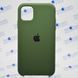 Чохол накладка Silicon Case для iPhone 11 Dark Green