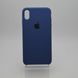 Чехол накладка Silicon Case для iPhone XS Max 6.5" Ocean Blue (20) (C)