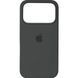 Чехол накладка Silicon Case Full Cover для Apple iPhone 17 Pro Dark Grey