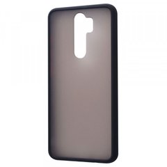 Чехол с полупрозрачной задней крышкой Matte Color Case TPU для Xiaomi Redmi Note 8 Pro Black