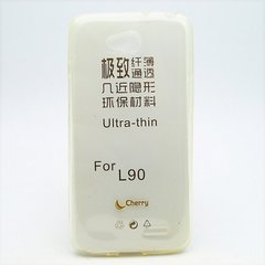 Чохол накладка силікон Cherry UltraSlim Econom LG L90 White