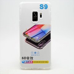 Чехол силиконовый противоударный 6D Samsung G960 Galaxy S9 Прозрачный