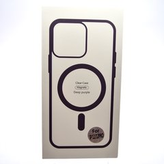 Чохол накладка з MagSafe Clear Case Magnetic для Apple iPhone 12 Dark Purple