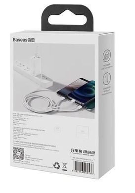 Кабель Baseus Superior Series 3in1 1Lightning/1Type-c/1Micro USB White CAMLTYS-02